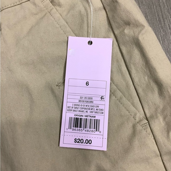 Women’s Wild Fable 6 Small Skirt Twill Khaki Adjustable Waist Stretch Sporty NWT - Picture 6 of 8